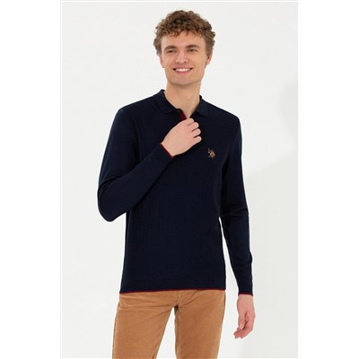 Erkek Lacivert Kazak