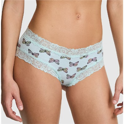 PINK Wink™ Lace-Trim Cheeky Panty