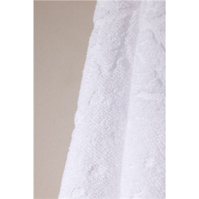 Perle %100 Pamuk Banyo Havlusu - Beyaz - 70x140 cm