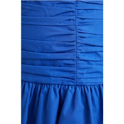 Minifalda drapeada volante