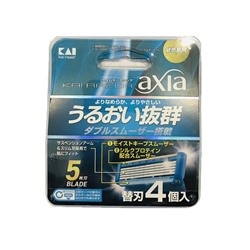 KAI Запасные кассеты AXIA 5-лезвий - KAIRAZOR axia blade 4 шт