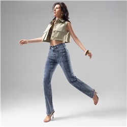 Джинсы с эффектом пуш-ап, New York (blue)