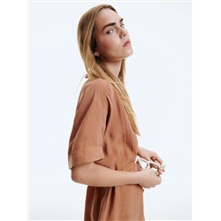 Hemdblusenkleid mit hohem Tencel™Lyocell-Anteil