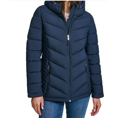 Tommy Hilfiger Chevron Quilted Puffer Jacket