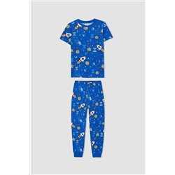 Defacto Erkek Çocuk Desenli Kısa Kollu Pijama Takım Z6797A623SM