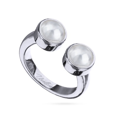 Кольцо Теннис (Майорка белая 6мм; покрытие родий), Есть комплект