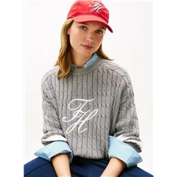 Красивый хлопковый свитер ТОММИ ХИЛФИГЕ*Р