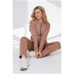 Костюм спортивный без начеса на молнии 43065