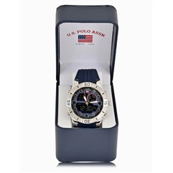 MEN'S BLUE RUBBER STRAP ANALOG/DIGITAL WATCH