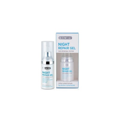 Ночной восстанавливающий гель для лица Dr Somchai 20 мл/Dr Somchai Night Repair Gel 20 ml