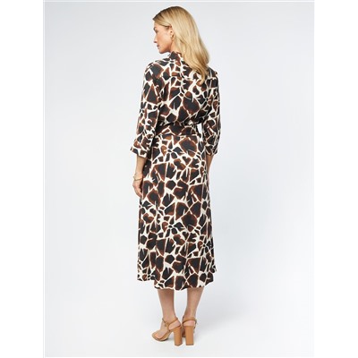 Платье из вискозы твил