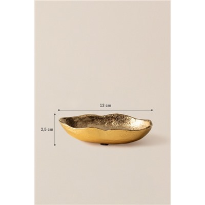 Ines Dekoratif Kase - Gold