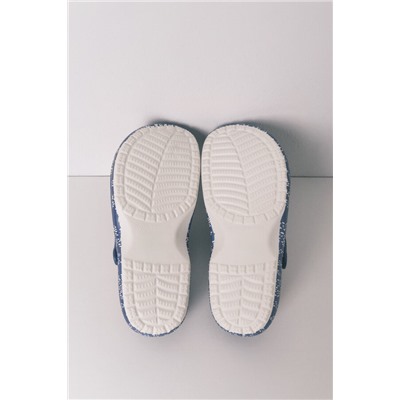 Zapatillas casa zueco forrado flores