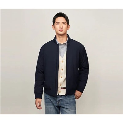 Мужская пуховая  куртка бомбер, оригинал-остаток фабричной партии   Tomm*y Hilfige*r