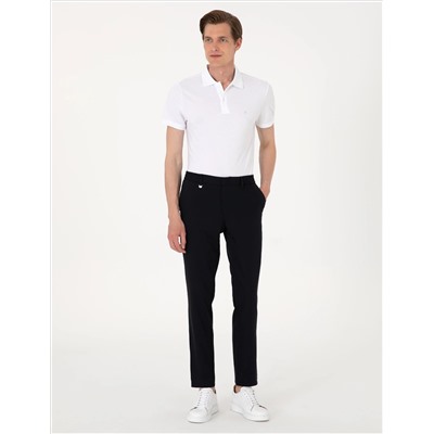 Lacivert Slim Fit Klasik Jogger Pantolon