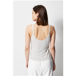 Camiseta de tirantes Gris jaspeado