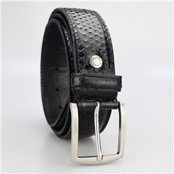 Ремень из кожи питона 40 мм