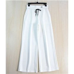 Брюки прямого кроя с высокой талией и широкими штанинами АЛ*О