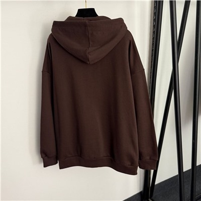 Женское свободное худи / толстовка с капюшоном   Schiaparell*i