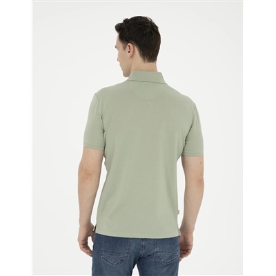 Çağla Yeşili Slim Fit Merserize Tişört