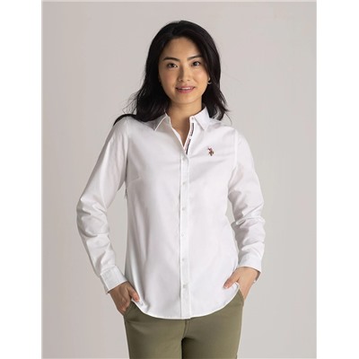 LONG SLEEVE SOLID STRETCH OXFORD SHIRT