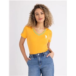 TRIPLE CROWN V-NECK T-SHIRT