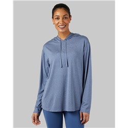 WOMEN'S COOL LONG SLEEVE HOODED T-SHIRT
