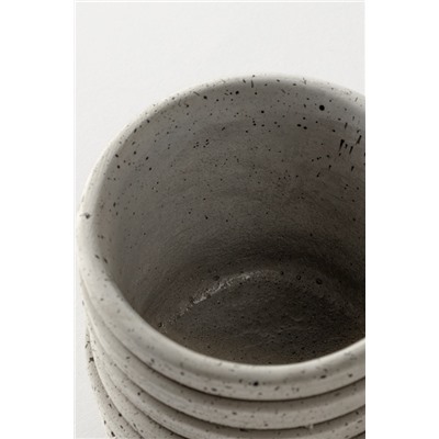 Ella Saksı - Soft Gri - 9 cm