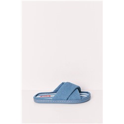 Zapatillas casa denim rayas