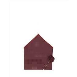 Turuncu 3'lü Kravat Mendil Set