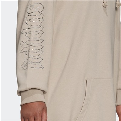 Женское удлинённое худи - толстовка с капюшоном  АДИДА*С