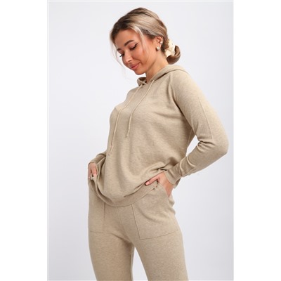 Костюм вязаный теплый с брюками и кофтой #6