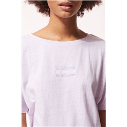 Мэйси Хизер лиловая футболка