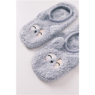 Calcetines slip on perro azul