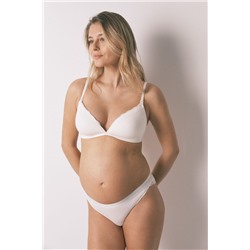 Sujetador "maternity" triangular relleno blanco CHARMING