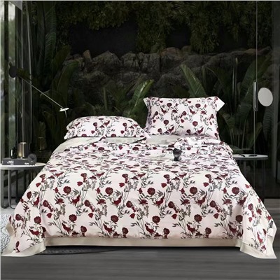 Скидки🎄Тенсель одеяло  100% тенсель плотность 80  наполнитель:100% бамбук размер: евро  одеяло:200-230см простыня:250-250см наволочки:50-70см-2шт