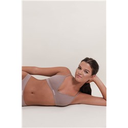 Sujetador seamless triangular marrón