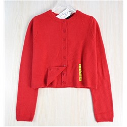 Красный кардиган