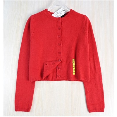 Красный кардиган