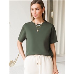 Футболка из премиального хлопка с эластаном