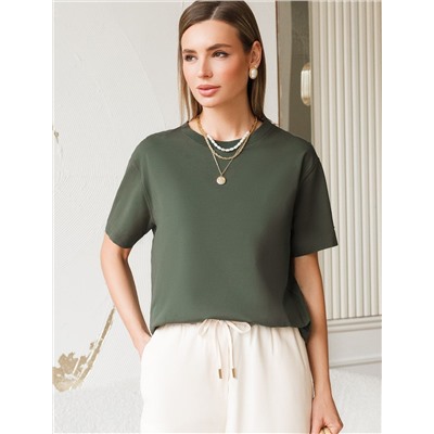 Футболка из премиального хлопка с эластаном