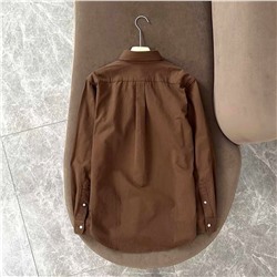 Классическая рубашка с длинным рукавом Ralp*h Laure*n 💙  Реплика 1:1  Унисекс модель