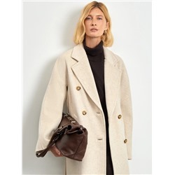 Двубортное пальто из шерсти и кашемира, R118/matica