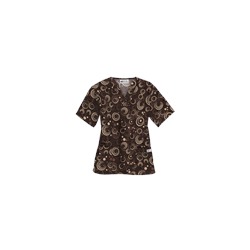 UA Total Eclipse Espresso Scrub Top
