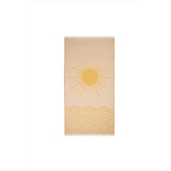 Evidea Soft Sun Madness Peştamal - Ekru - 90x160 cm