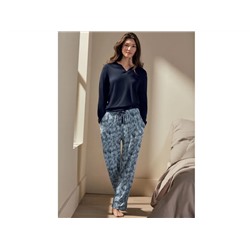 ESMARA® Pyjama Damen, mit Gummizugbund
