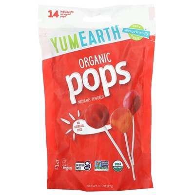 ORGANIC POPS 14 шт