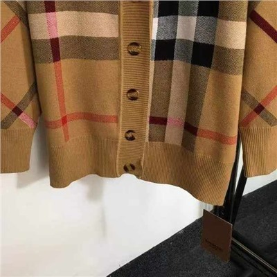 Женский удлинённый кардиган в клетку   Burberr*y