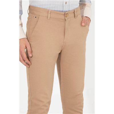 Erkek Camel Kanvas Pantolon