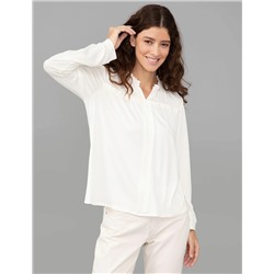 Ekru Comfort Fit Bluz